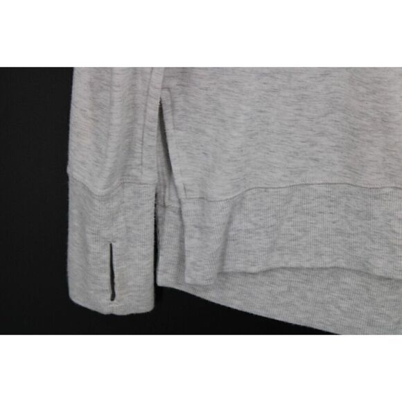 Athleta Coaster Luxe Sweatshirt Fog Grey Heather SMALL #870422 - Picture 3 of 7